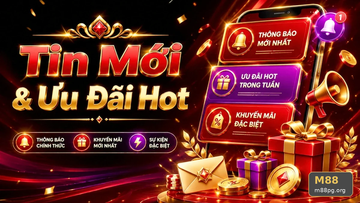 Bước Đọc Tin Mới Khuyến Mãi M88 Không Bỏ Sót Điều Kiện