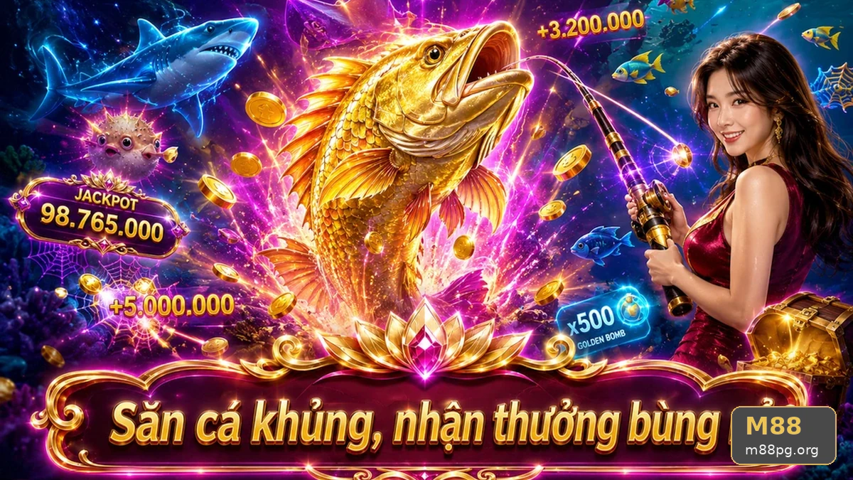 Vệt Bong Bóng Nước Đổi Màu Khi Bắn Cá Săn Thưởng Trên M88