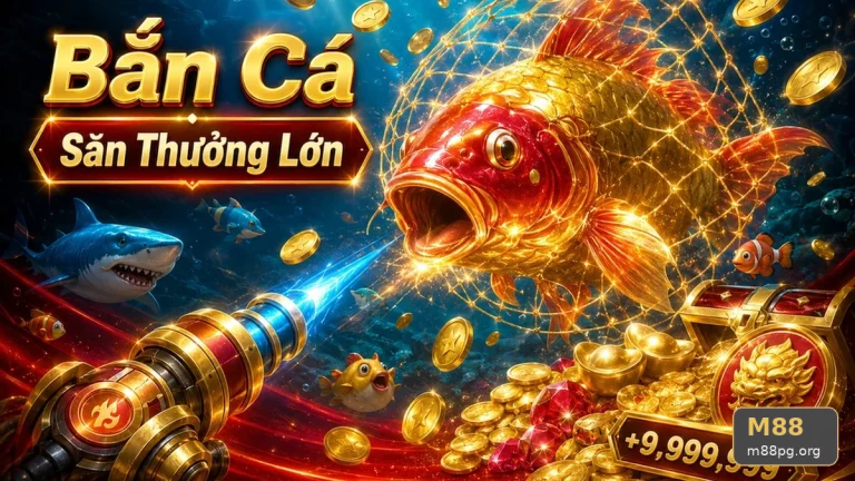 Bắt Đầu Bắn Cá Săn Thưởng Đến Khi Nổ Hũ Trên Guồng Slot M88